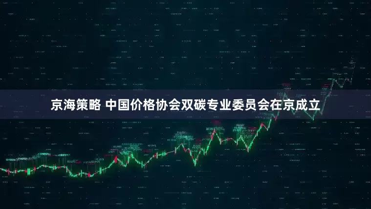 京海策略 中国价格协会双碳专业委员会在京成立