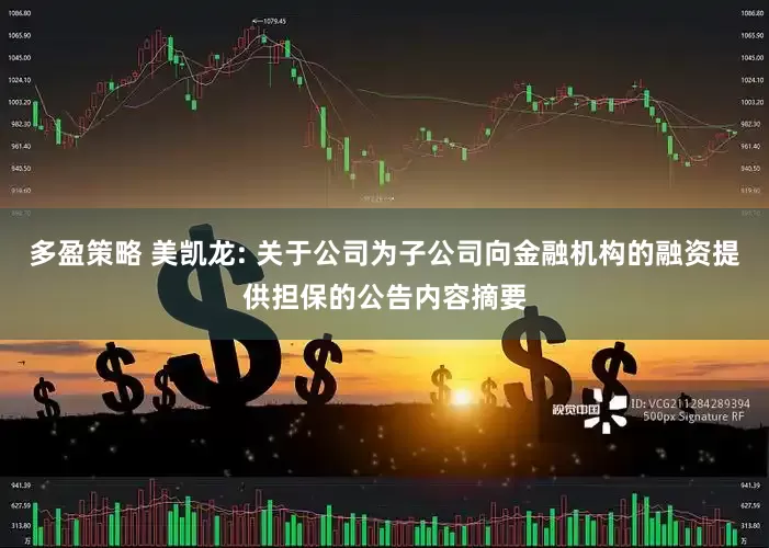 多盈策略 美凯龙: 关于公司为子公司向金融机构的融资提供担保的公告内容摘要